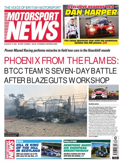 Title details for Motorsport News by Kelsey Publishing Ltd - Available